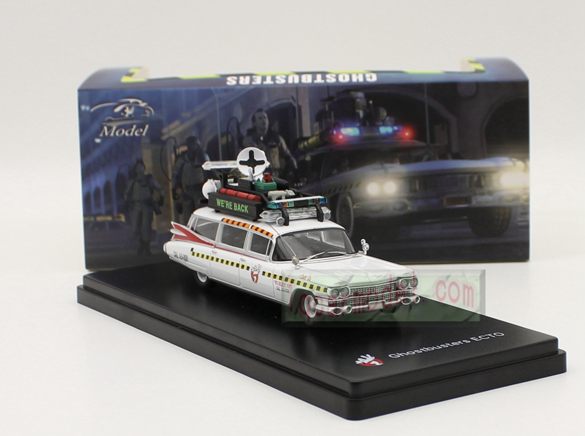 1/64 Scale YS Ghostbusters ECTO 1A Car model Diecast 
