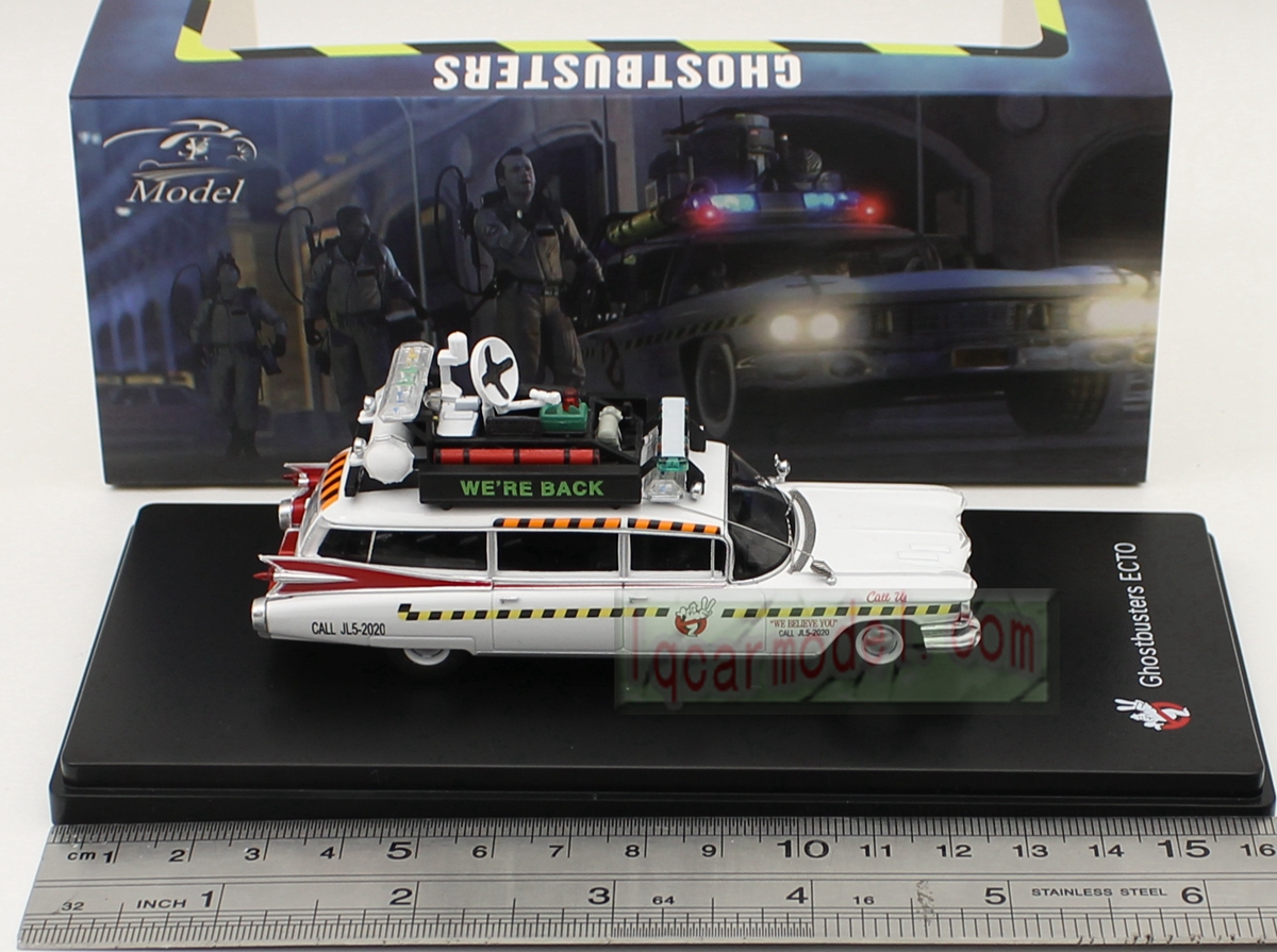 1/64 Scale YS Ghostbusters ECTO 1A Car model Diecast 