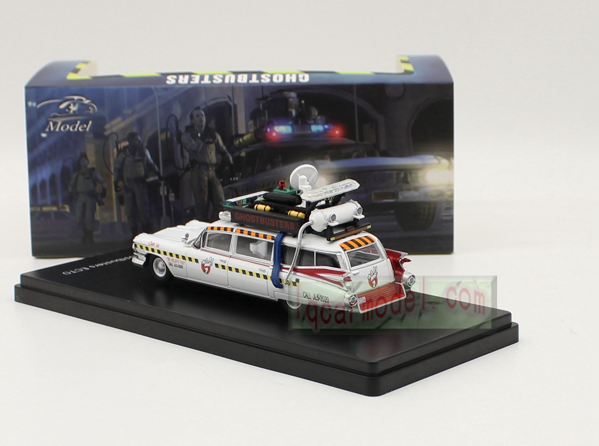 1/64 Scale YS Ghostbusters ECTO 1A Car model Diecast 