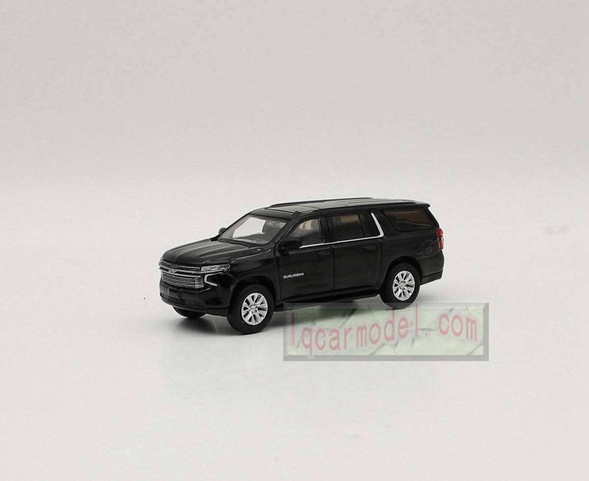 1/64 Masdi Chevrolet Suburban SUV Metal Car Model Diecast Black color 
