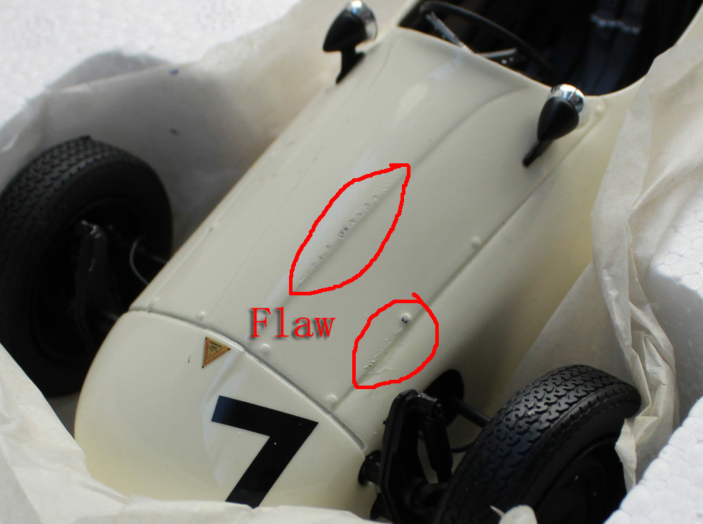 1/18 Scale Schuco Formel Vau Car Model Has Flaw  No outer box 