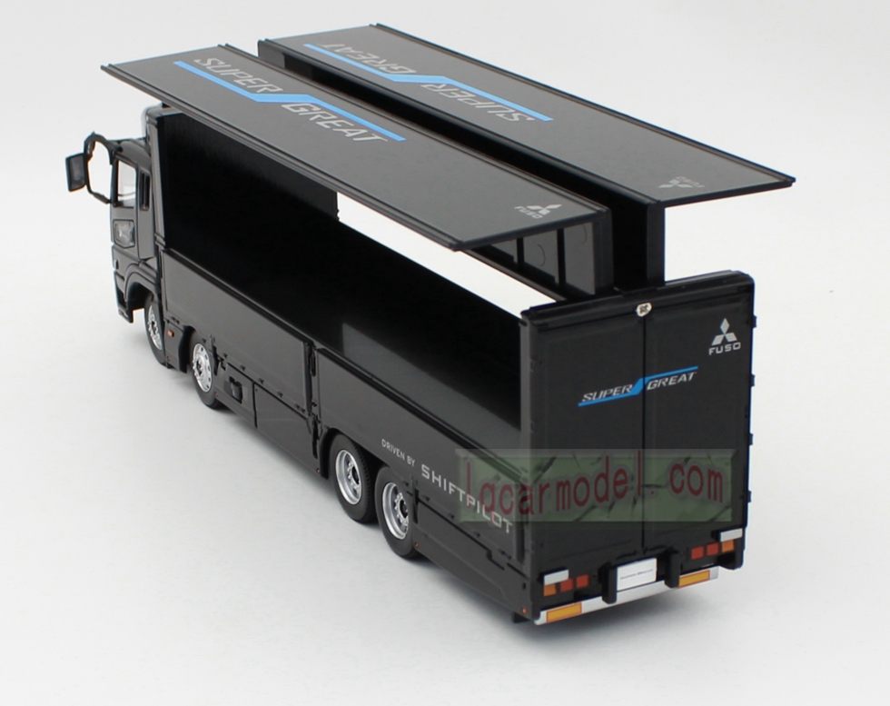 1/43 Scale MITSUBISHI FUSO TRUCK SUPER GREAT Diecast Model Black color 