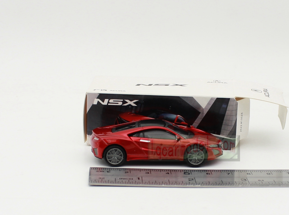 1/64 Scale Acura NSX Diecast Car Model Red