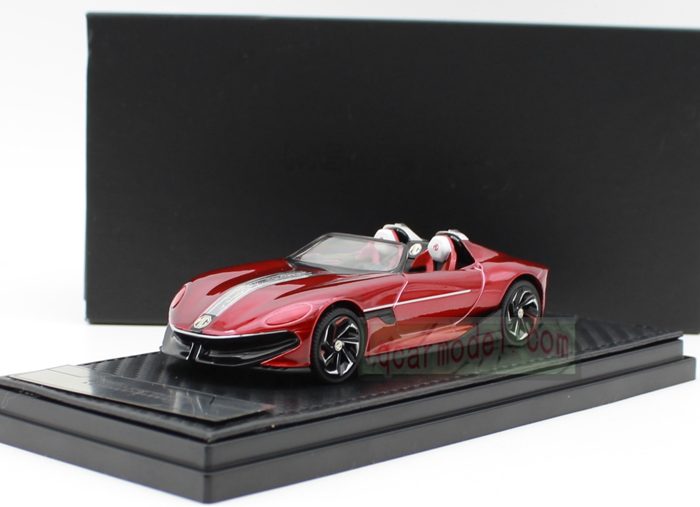 1/43 MG Cyberster Pure electric concept vehicle diecast model Red Color
