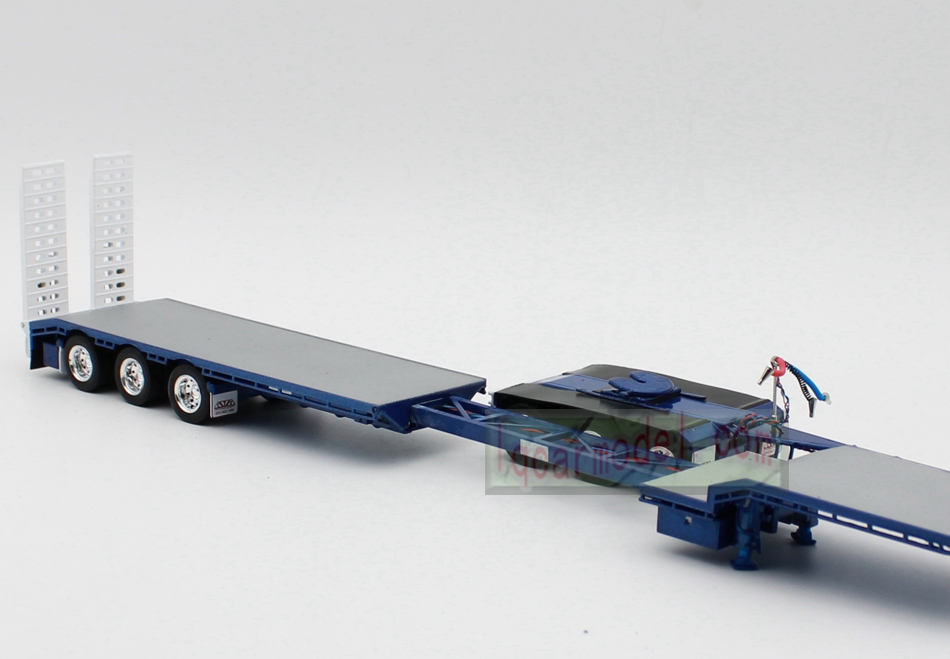 1/50 Iconic Replicas 45' EXTENDABLE DROPDECK Drop Deck Trailer Diecast blue