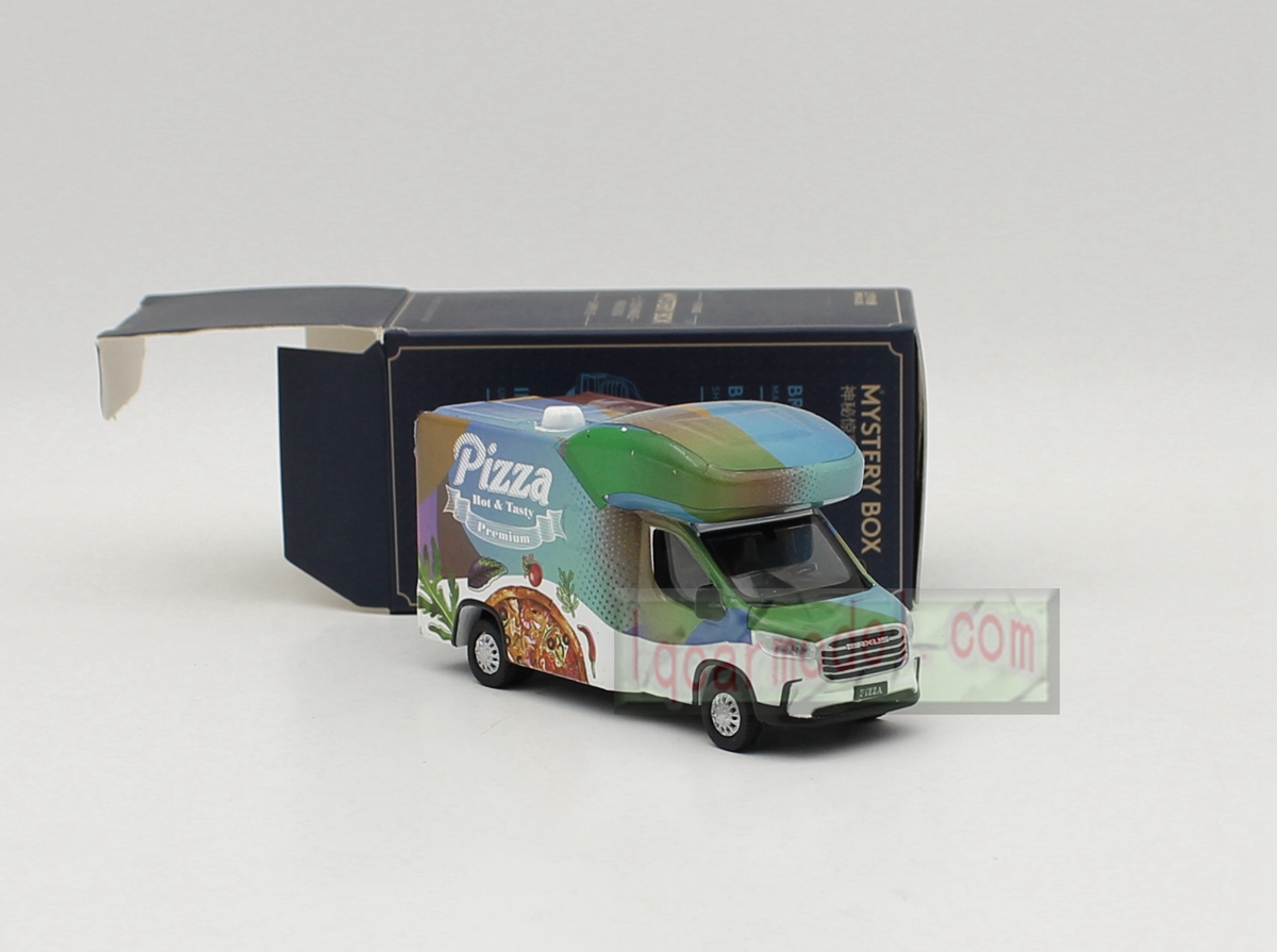 1/64 Scale MAXUS V90 PIZZA truck Car model diecast
