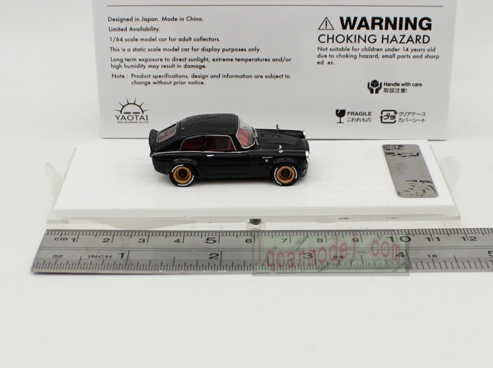 1/64 YAOTAI YTM HONDA S800 Resin Model Black Limited 699 PCS