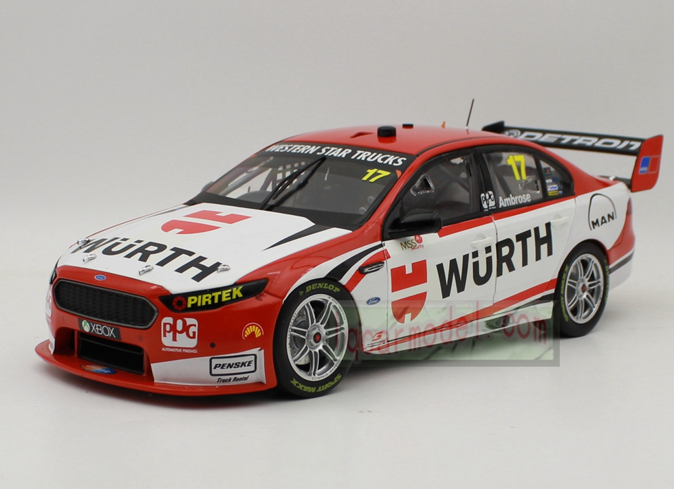 1/18 Authentic Ford FGX 2015 WESTERN STAR TRUCKS WURTH #17 Flaw