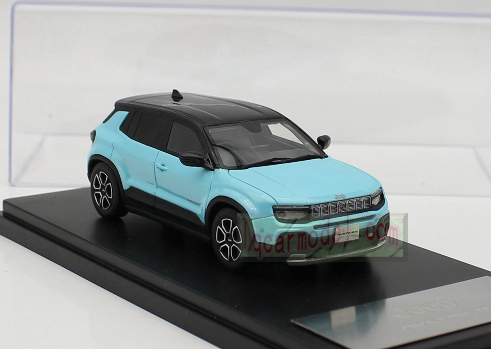 1/43 JEEP AVENGER 2023 Pure electric SUV Car model Resin  (No paper box ) 