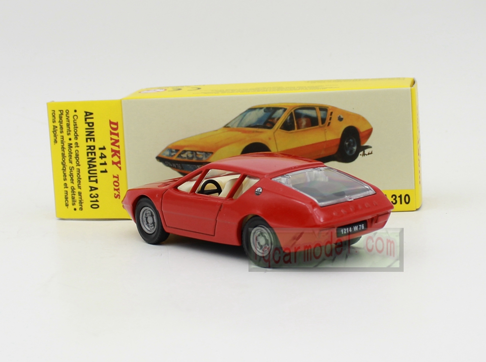 1/43 ATLAS DINKY TOYS 1411 ALPINE RENAULT A310 Diecast car model