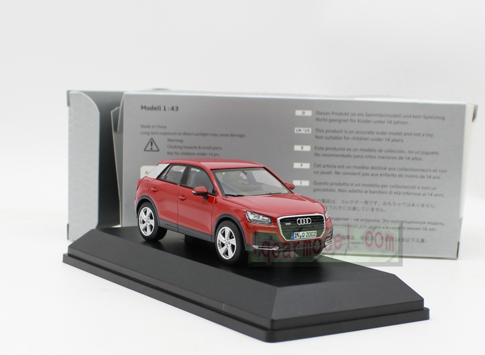 1/43 Scale AUDI Q2 SUV Diecast Car model Red