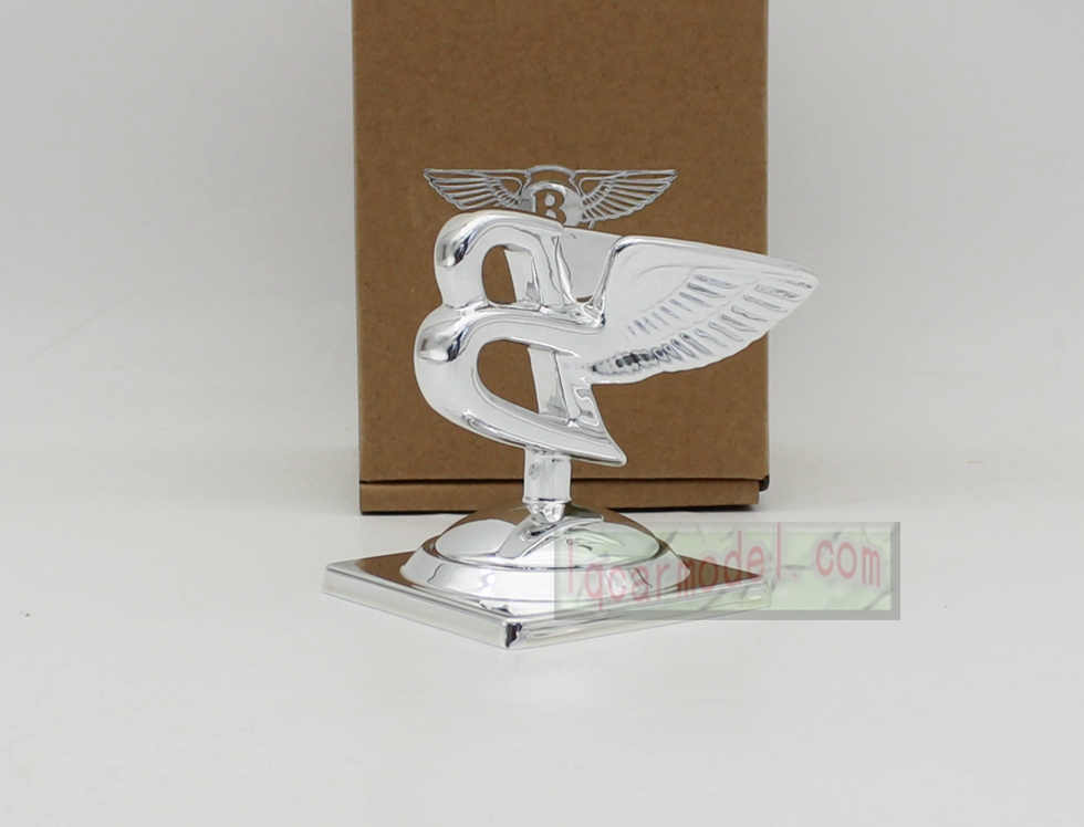 Bentley Flying 'B' Ornament Mascot Resin Metal Model Decorations Silver color 