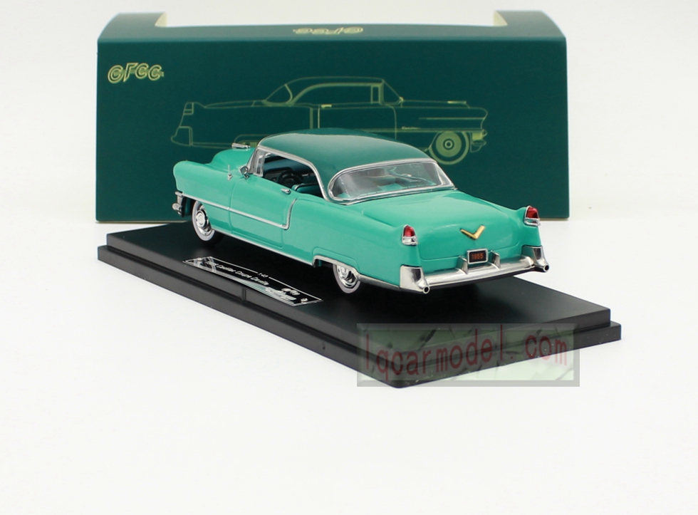 1/43 Scale GFCC 1955 Cadillac Coupe Deville Car model Diecast Green