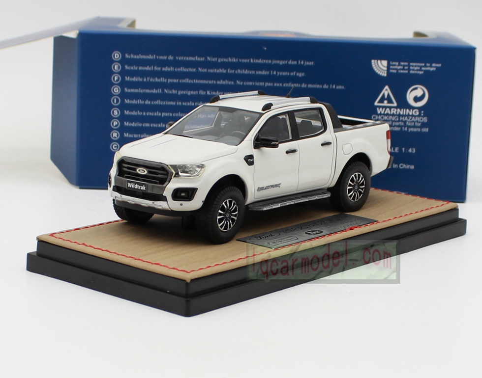 1/43 MK TRAX 2019 FORD RANGER WILDTRAK Limited 99PCS Resin Model White
