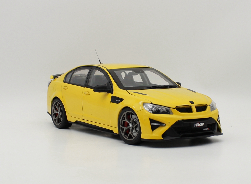 1/18 BIANTE Holden HSV GTSR HERON Car Model Diecast Yellow color 