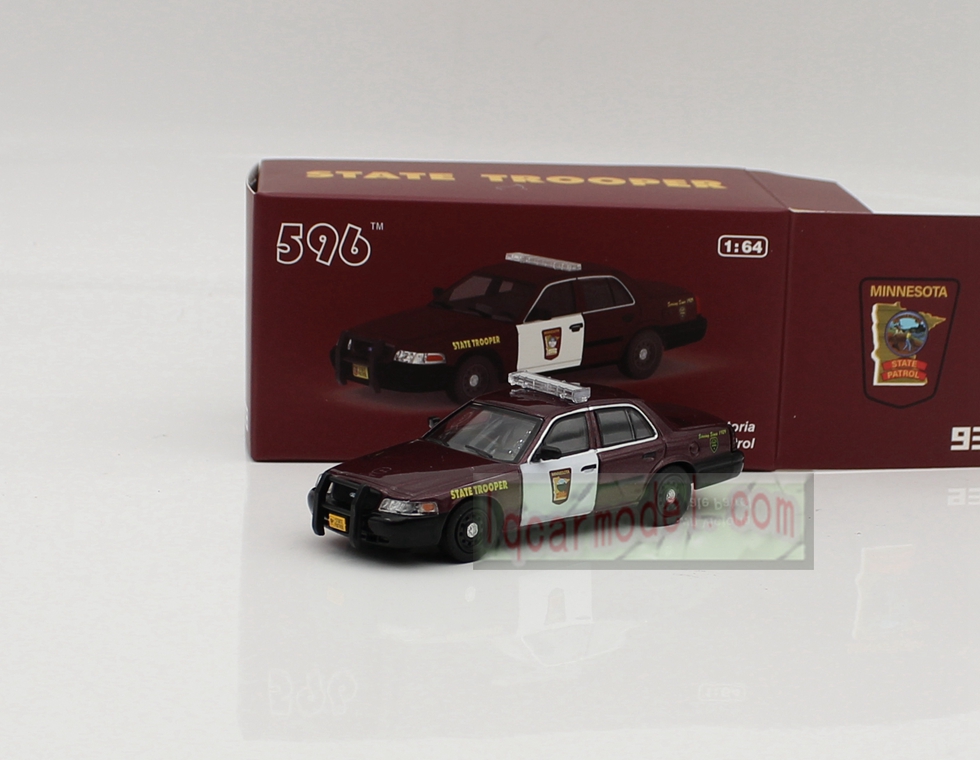 1/ 64 Scale Ford Crown Victoria Minnesota State Patrol Car model Diecast 