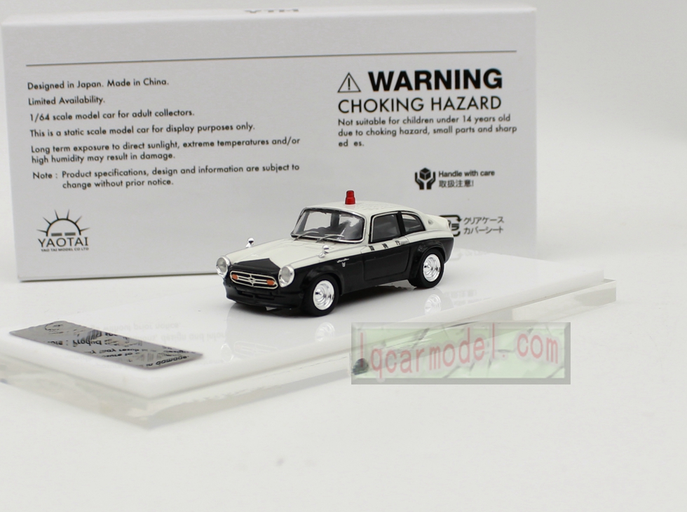 1/64 YAOTAI YTM HONDA S800 Resin Model White&Black Limited 399PCS 