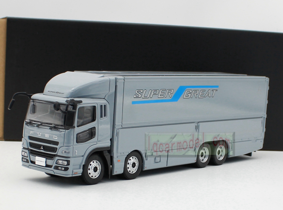 1/43 Scale MITSUBISHI FUSO TRUCK SUPER GREAT Diecast Model Gray color 
