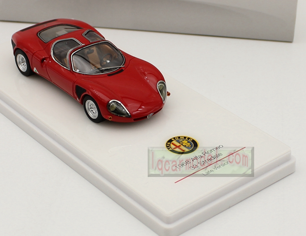 1/43 TSM Model Alfa Romeo 33 Stradale 1968 Late Version TSM144309 Resin Car Model