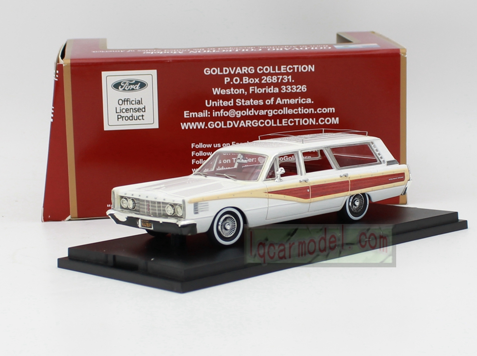 1/43 Scale Goldvarg model Ford Mercury Colony Park Station Wagon 1965 Resin car model