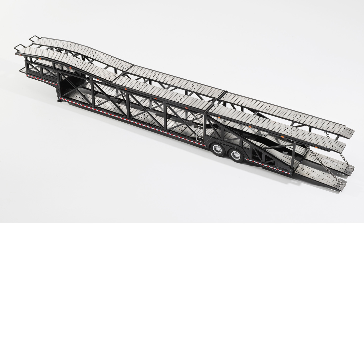 1/64 CAR CARRIER TRAILER  Trailer-Car METAL Truck Diecast Black Color