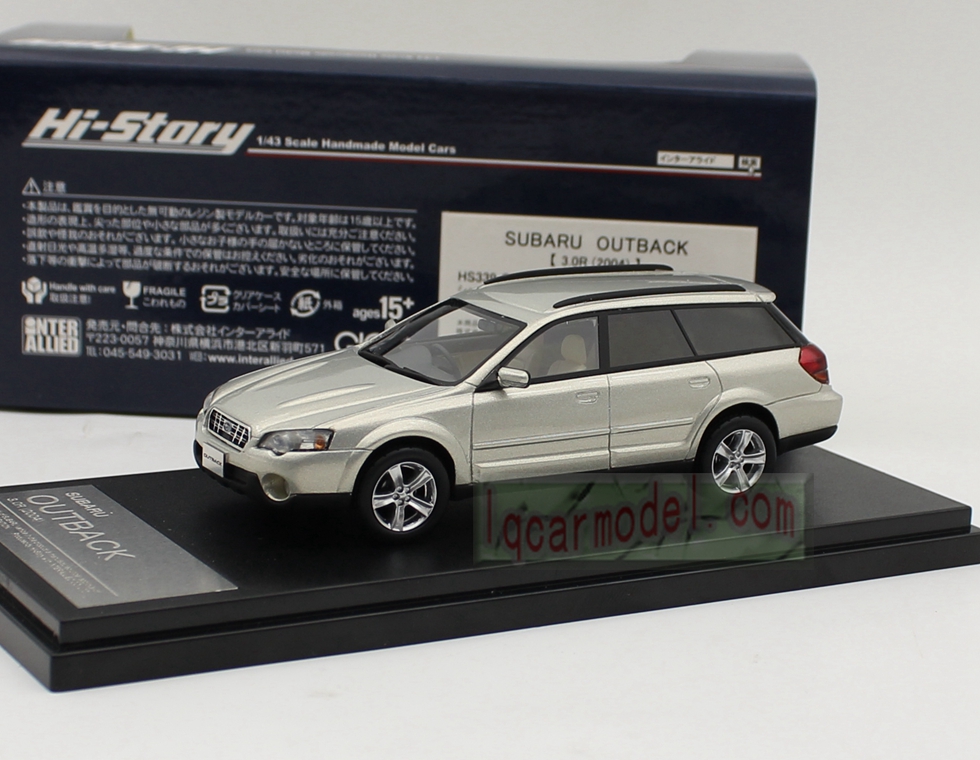 1/43 HI STORY SUBARU OUTBACK 3.0R 2004 HS339 GL Resin car model