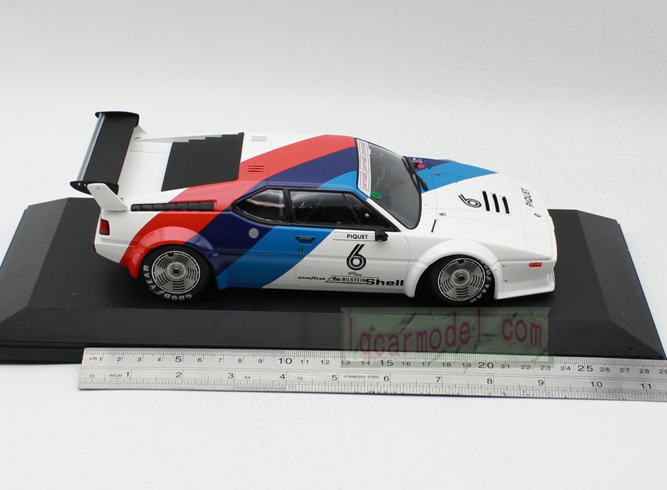 1/18 Scale Minichamps BMW M1 #6 Procar Nelson Piquet Team RACING Diecast