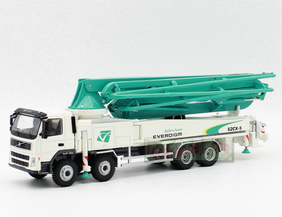 1/50 Model Diecast EVERDIGM Volvo Concrete Pump Truck ECP52CX 52CX-5 Die Cast RARE