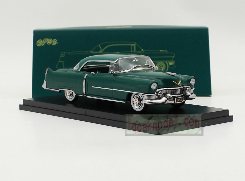 1/43 Scale GFCC 1954 Cadillac Coupe Deville Car model Diecast Green color 