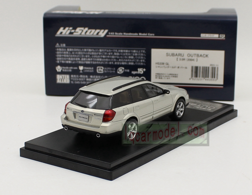 1/43 HI STORY SUBARU OUTBACK 3.0R 2004 HS339 GL Resin car model 