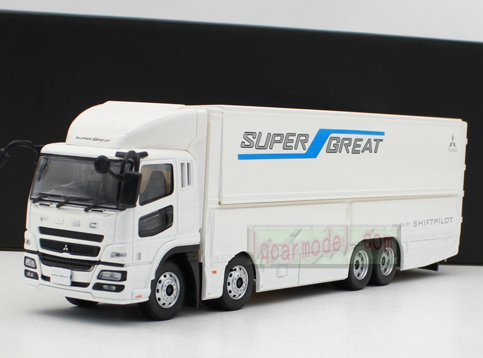 1/43 Scale MITSUBISHI FUSO TRUCK SUPER GREAT Diecast Model White color 