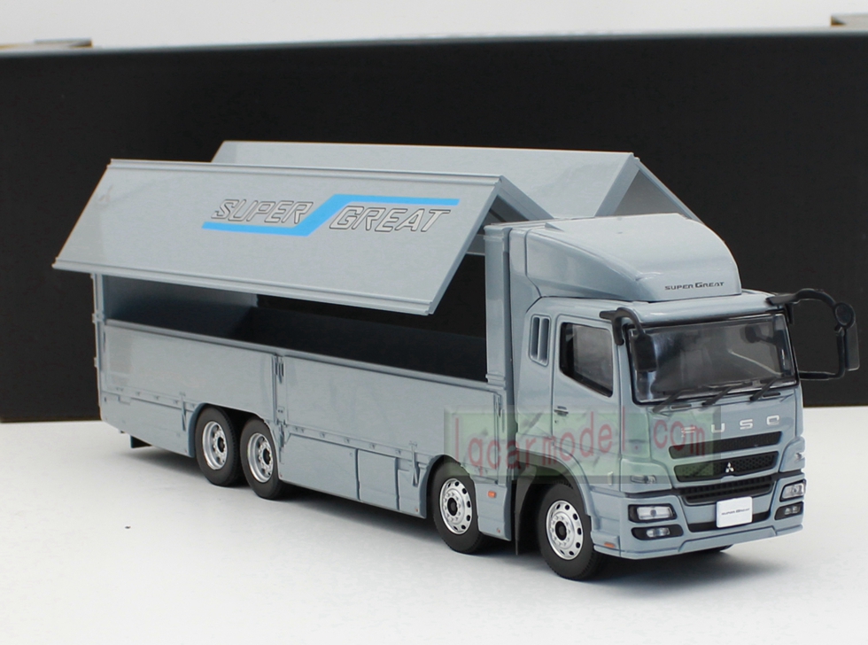 1/43 Scale MITSUBISHI FUSO TRUCK SUPER GREAT Diecast Model Gray color 
