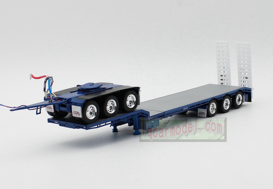 1/50 Iconic Replicas 45' EXTENDABLE DROPDECK Drop Deck Trailer Diecast blue