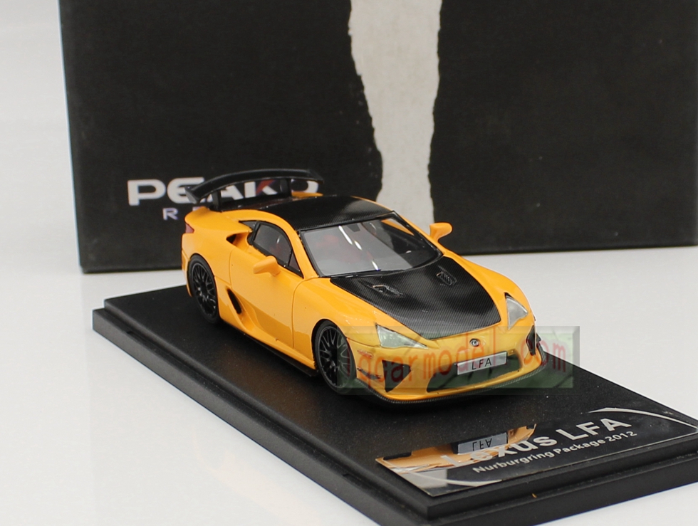 1/43 Scale Peako Resin model LEXUS LFA Nurburgring Package 2012 orange Rare! 