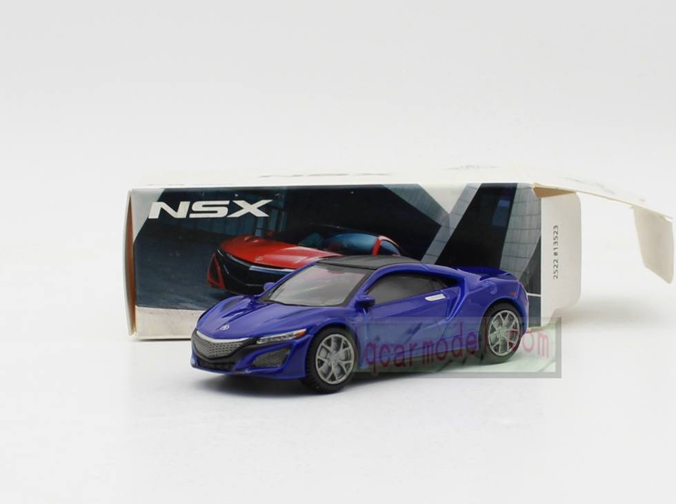 1/64 Scale Acura NSX Diecast Car Model Blue