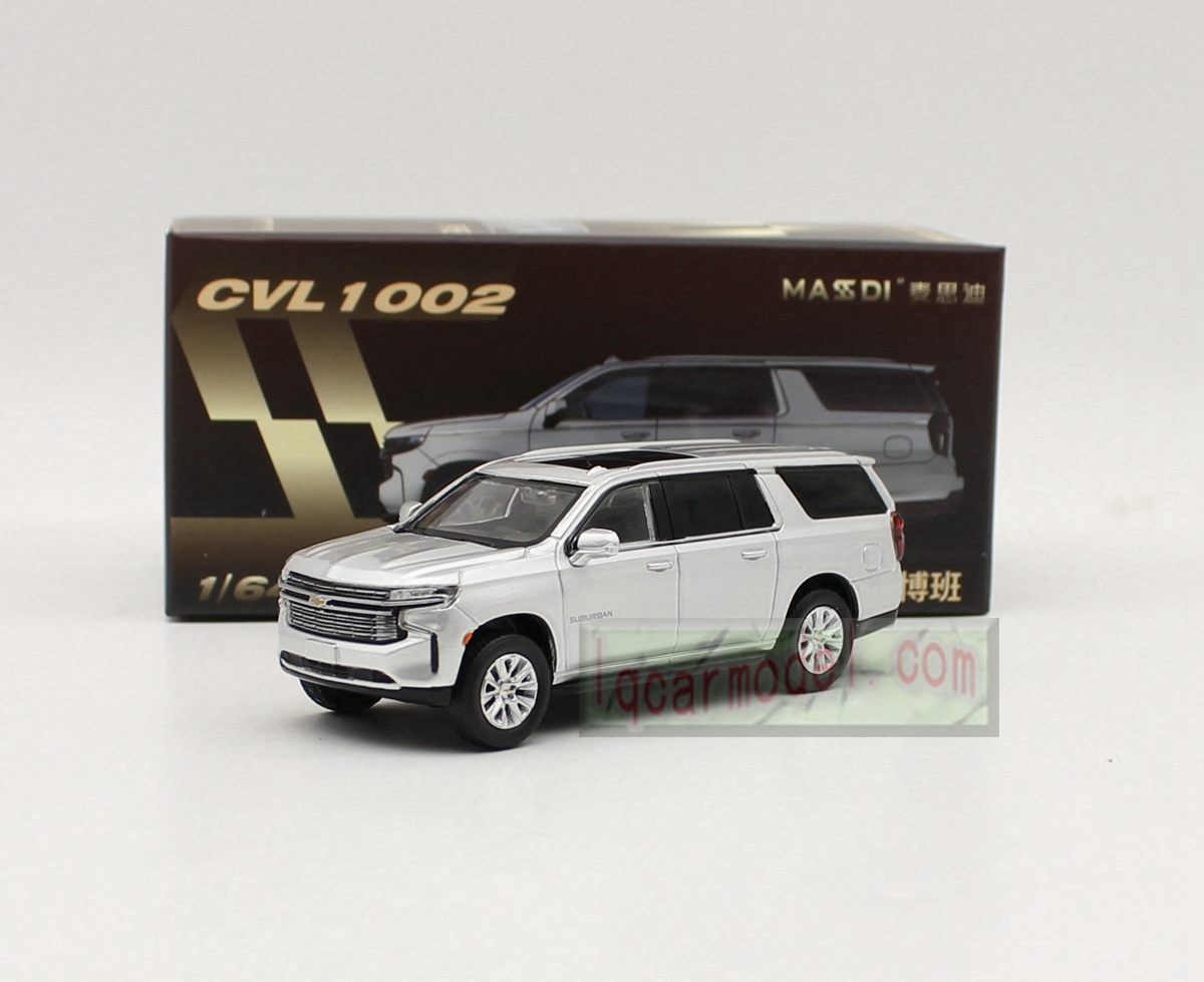 1/64 Masdi Chevrolet Suburban SUV Metal Car Model Diecast