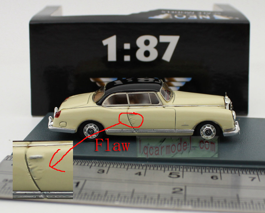 1/87 NEO HO Scale Resin Model Mercedes-BenZ 300b Pininfarina Flaw