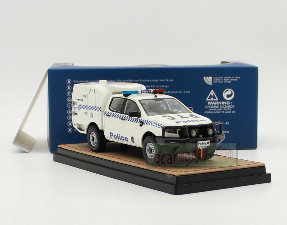 1/43 MK TRAX FORD RANGER PADDY WAGON Police PTC Limited 99PCS Resin Model 