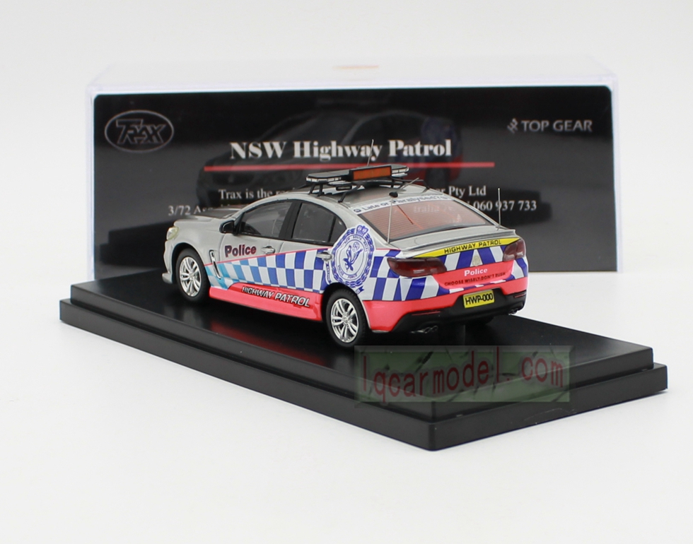 1/43 TRAX Holden NSW Highway Patrol Police RESIN Model TRR14 Silver / small flaw