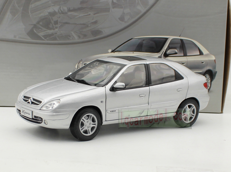 1/18 Citroen Xsara Silver color Diecast Model Old model
