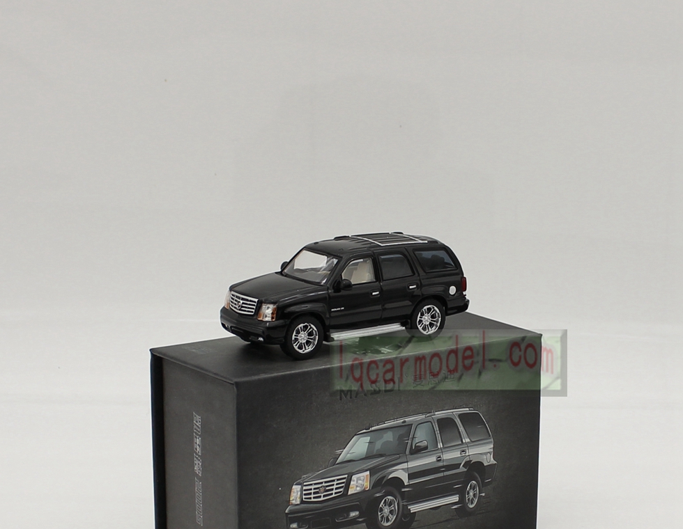 1/ 64 Masdi Cadillac 2005 Escalade SUV Metal Car Model Diecast Black 