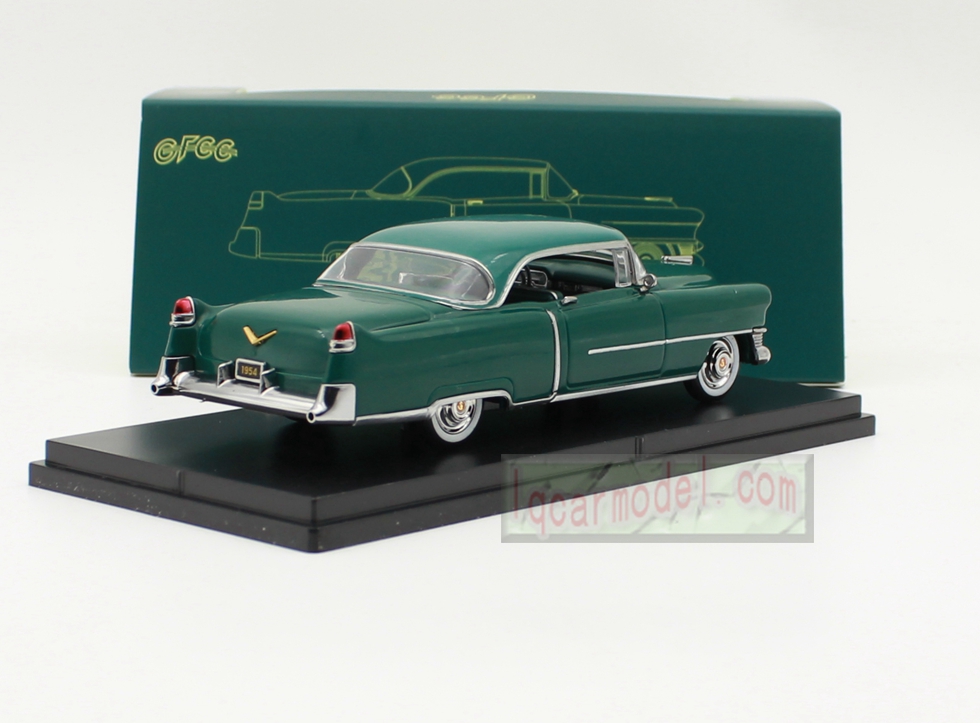 1/43 Scale GFCC 1954 Cadillac Coupe Deville Car model Diecast Green color 
