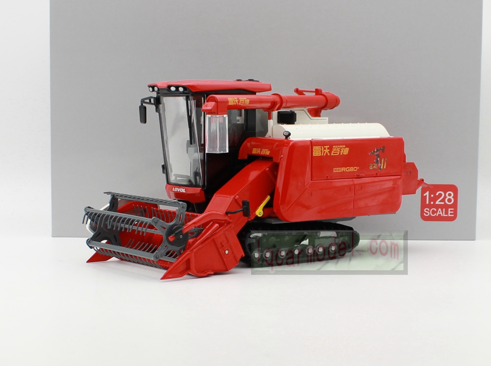 1/28 Scale LOVOL ASHNA RG80 Track type combine harvester model