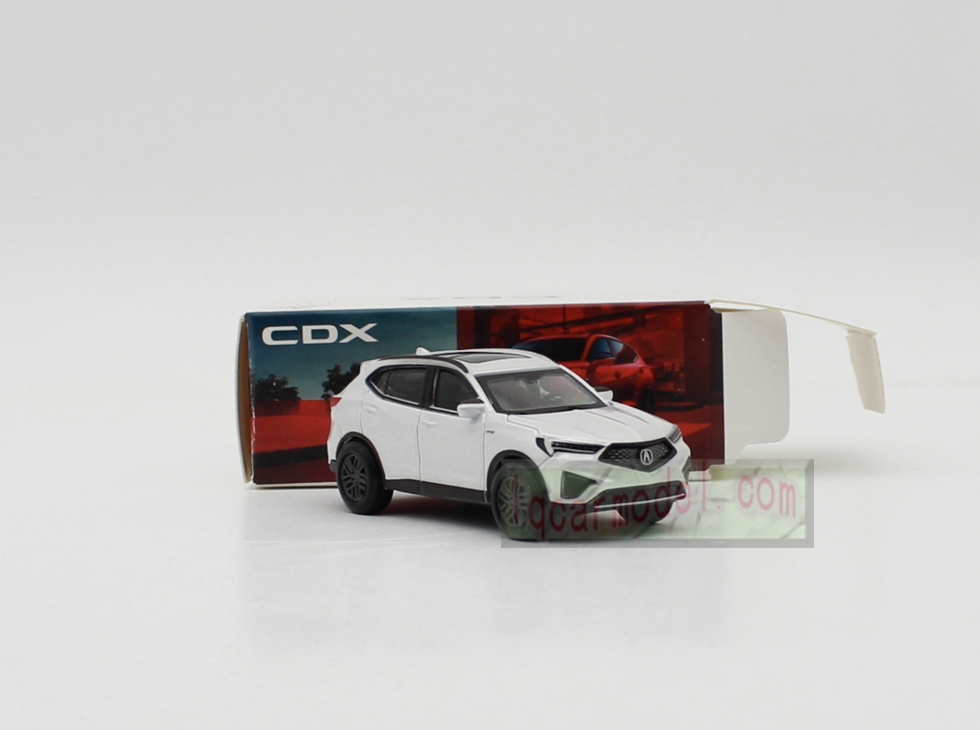 1/64 Scale Acura CDX Diecast Car Model White 