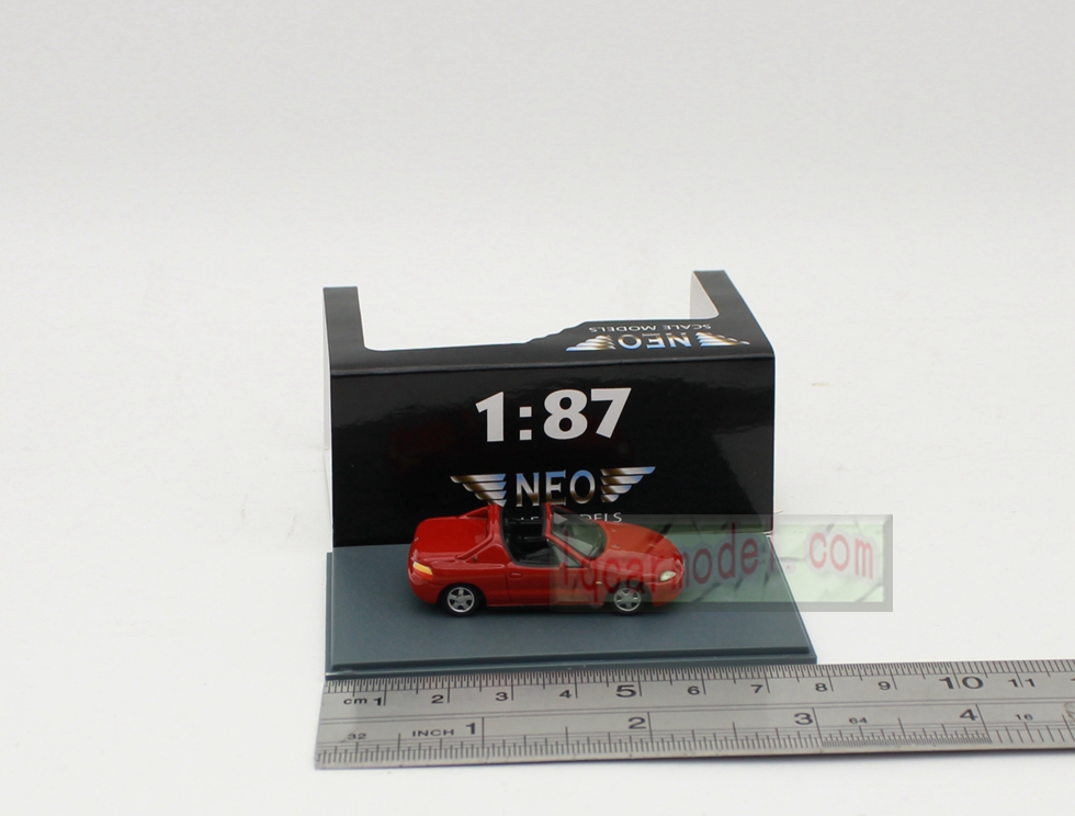 1/87 NEO HO Scale Resin car Model HONDA CRX Red color 