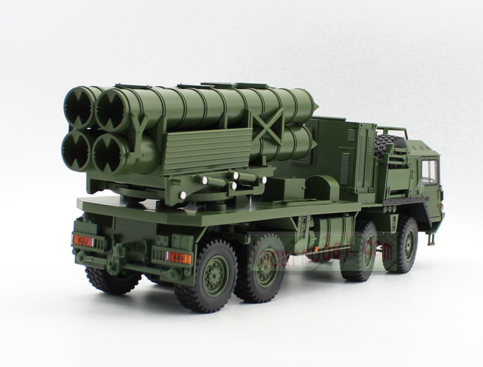 1/32 Scale MAN SX-extreme Mobility Truck Rocket launcher Green Diecast Model 