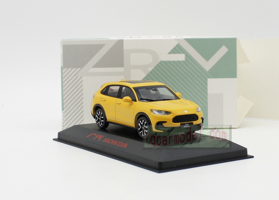 1/43 Scale HONDA ZR-V Diecast Car Model Yellow 