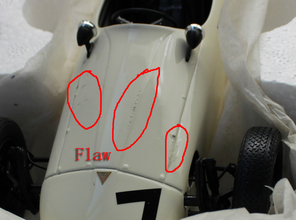 1/18 Scale Schuco Formel Vau Car Model Has Flaw  No outer box 