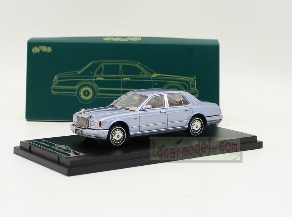1/64 GFCC 1998 ROLLS ROYCE SILVER Seraph Metal Diecast Car model light blue