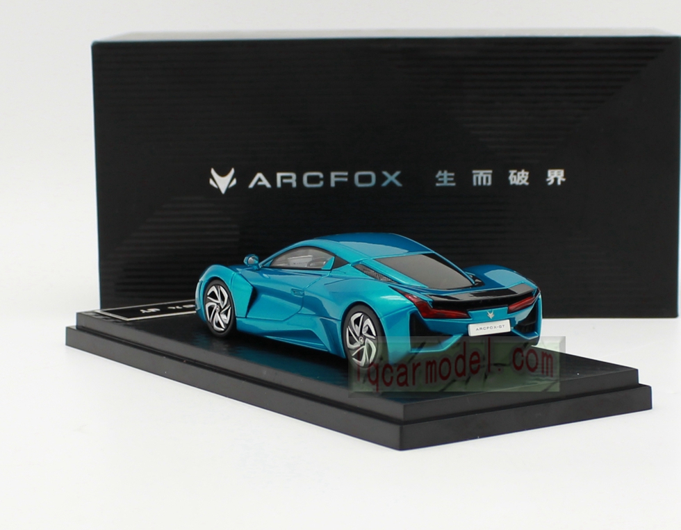 1/43 Scale ARCFOX-GT DIECAST Car model blue color